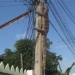 the ball hangs on the electric pole round for du 122562