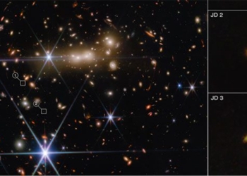 the galaxy creates the illusion of a child 123837