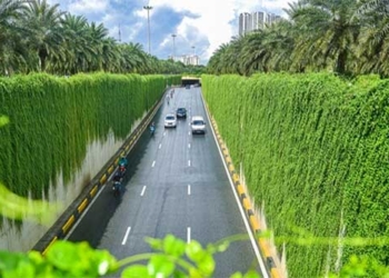 the road to the beautiful green wall like in the movie in hanoi 121892