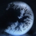 the state of the appearance on the window of international space station 121077