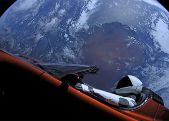 the tesla launched by elon musk is now where 118700