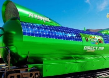 the train can absorb 6 000 tons of co2 per year 121905