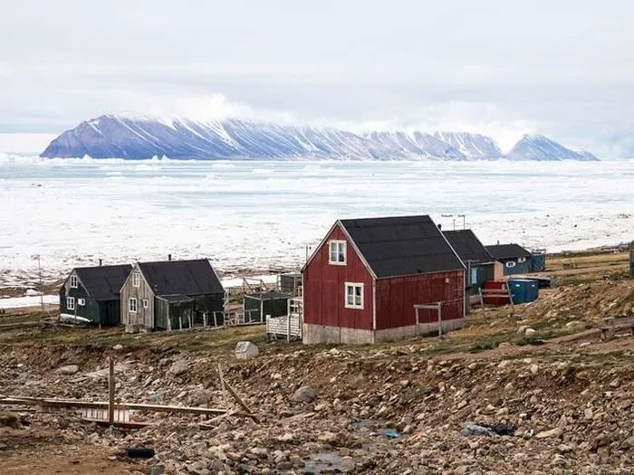 Qaanaaq, in North Greenland, is the northernmost naturally inhabited town in the world