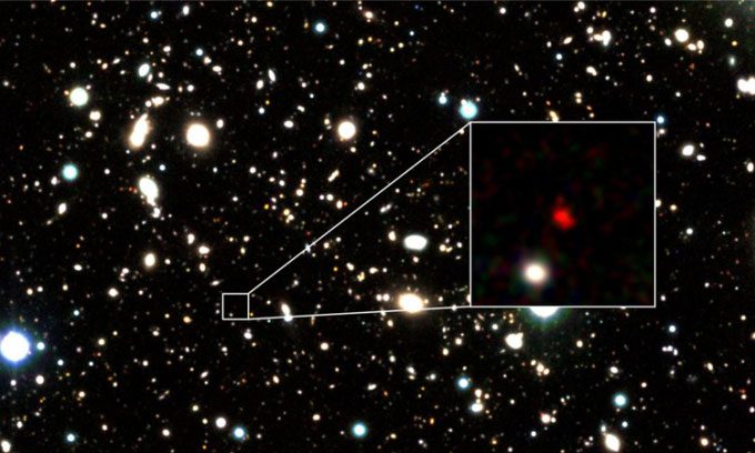 HD1, the object that may be the farthest galaxy ever discovered.
