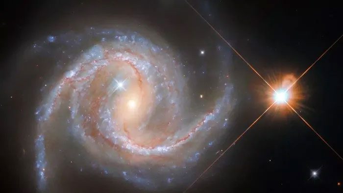 Spiral galaxy NGC 5495.