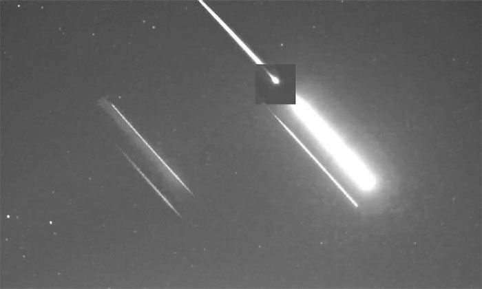 The fireball was particularly notable for its slow movement