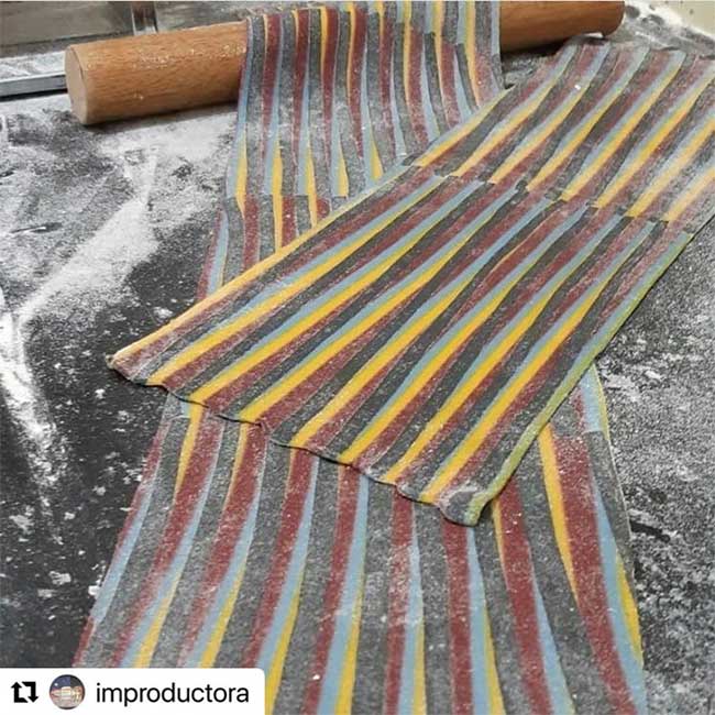 Unique pasta designs.