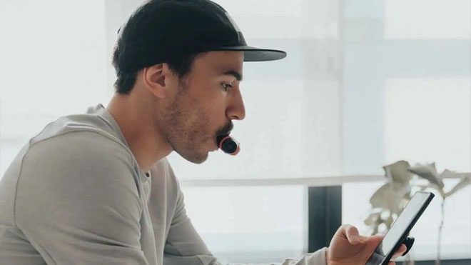 Users can unlock their phones just by breathing.