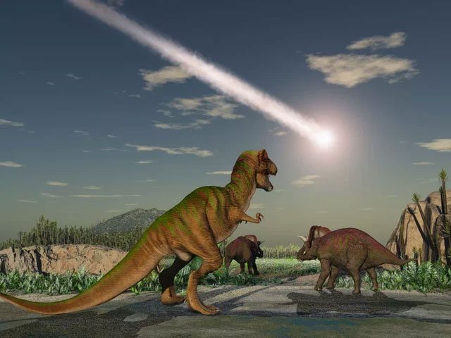 Illustration of the moment before extinction.