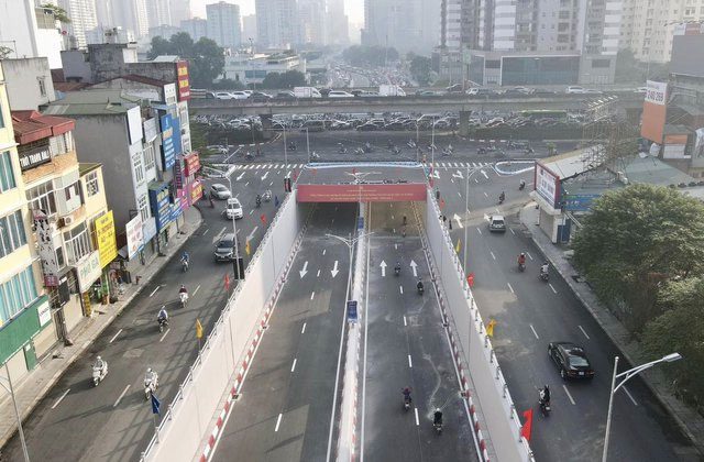 The project included road widening and intersection improvements