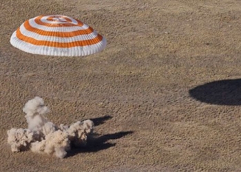 three astronauts return from iss 123298