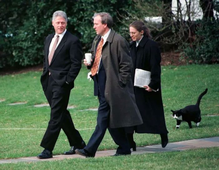 President Bill Clinton adopted a cat named Socks.