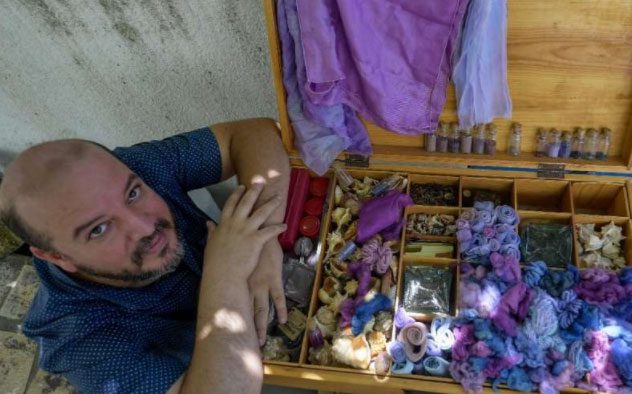 The price of one gram of Tyrian purple dye is approximately $2,500