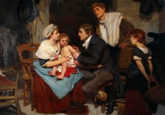 The discovery of vaccines has helped eradicate many diseases.