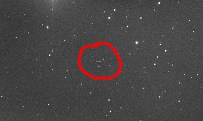 Asteroid 138971 (2001 CB21) as seen from Earth.