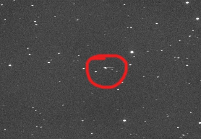 Image of asteroid 1999 VF22 on February 11, 2022.