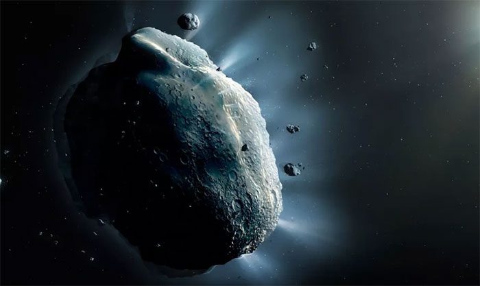 Asteroid 7335 (1989 JA), four times the size of the Empire State Building, will approach Earth
