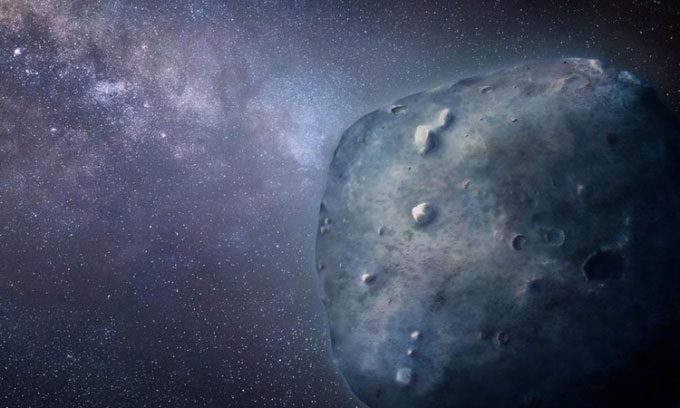 Asteroid Phaethon has a distinctive blue color.