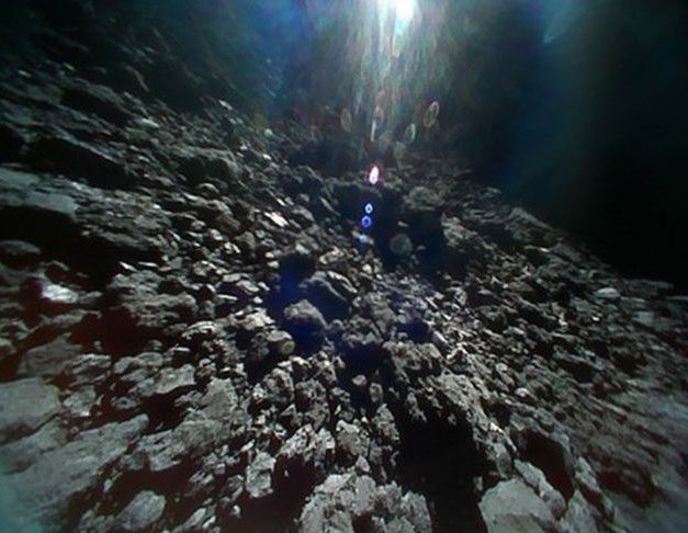 Surface of Ryugu captured from the Japanese spacecraft