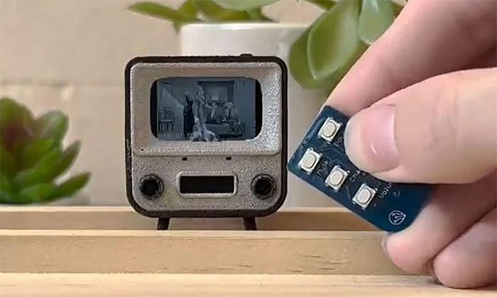 The remote control that comes with the TV is only 380mm long.
