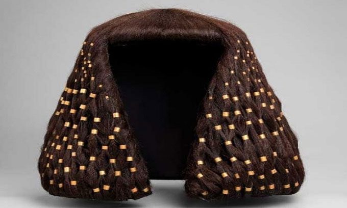 Wig found in the tomb of Sithathoryunet, daughter of a king from the 12th Dynasty