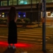 traffic experiment for citizens absorbed in smartphones 122597