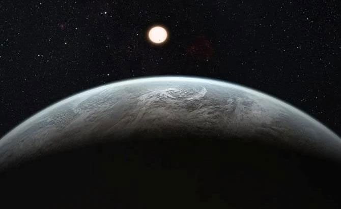 Hypothetical landscape on Earth α-Cen