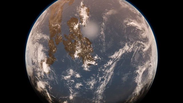 Researchers believe that land was a "rare commodity" 3-4 billion years ago.