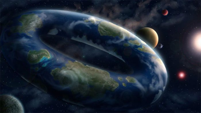 Is the Earth shaped like a donut?