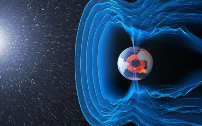 Earth and its invisible magnetic shield