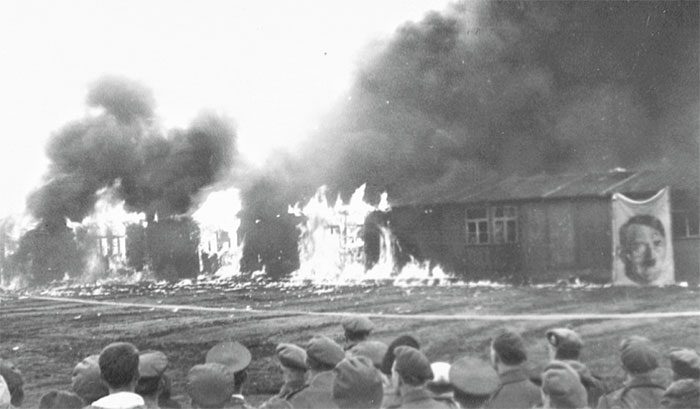 Bergen-Belsen is one of the few concentration camps that the Allies burned down