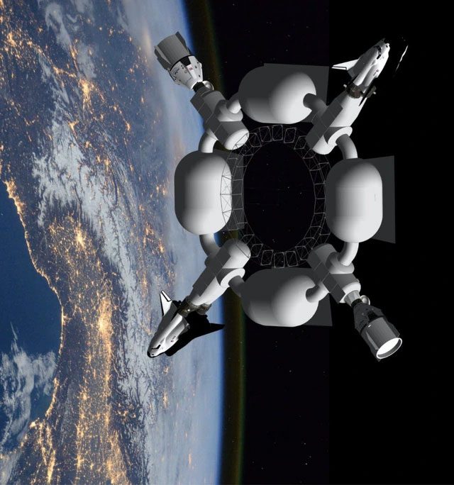 This will become a mixed-use space station