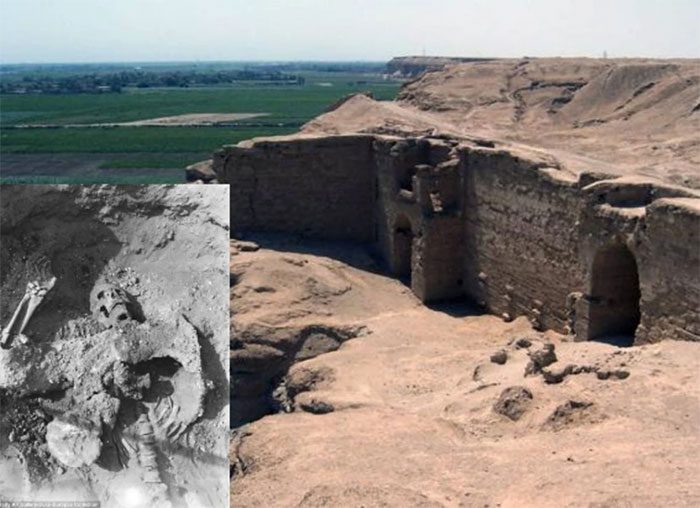 The remains at Dura-Europos and bodies suspected to have died from poison in the tunnels.