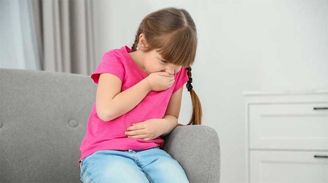 Vomiting is a common symptom in children.