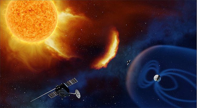 The Earth's atmosphere may struggle to withstand a powerful cosmic superstorm