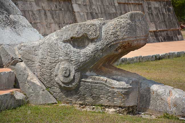 Kukulcan, the deity associated with wind and rain
