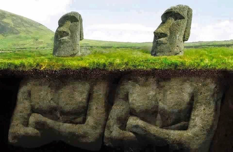 Discovering the Shocking Underbody of the Easter Island Statues
