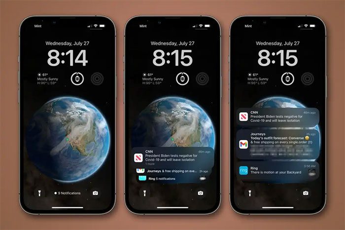 tuy bien man hinh khoa tren ios 16 4