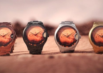 unique watch with flower dust 123232