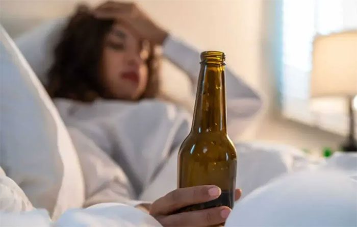 Alcohol also exacerbates insomnia, the most common sleep disorder.
