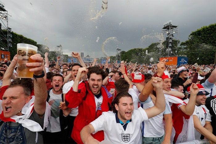 Domestic violence spikes in the hours after England's football matches.