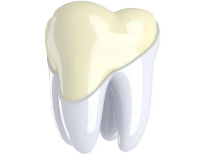 This material has superior mechanical strength and high hardness compared to natural enamel.