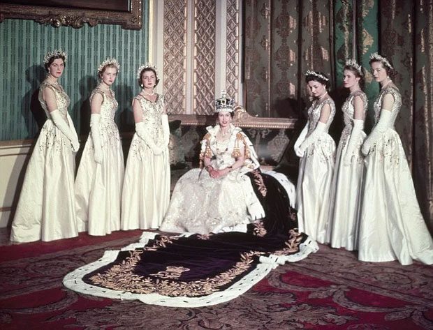 The gown chosen by Queen Elizabeth II remains valuable after 7 decades.