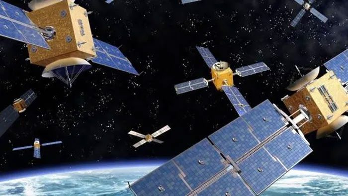 SpaceX's Starlink satellite system in low Earth orbit.