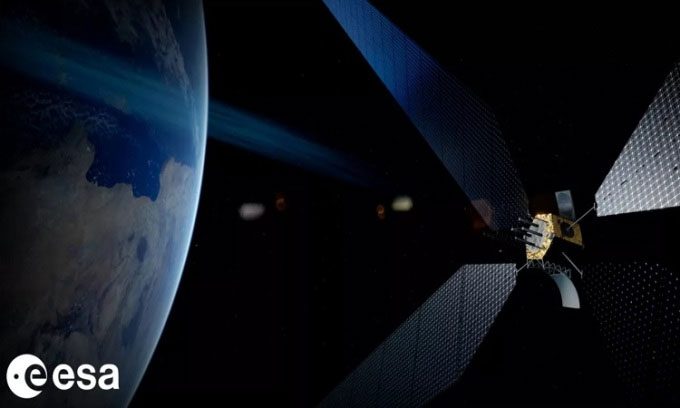 Design of the solar power transmission satellite from space.