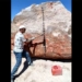 video process using a spear to separate the giant rocks gains over 29 million views on tiktok 123320