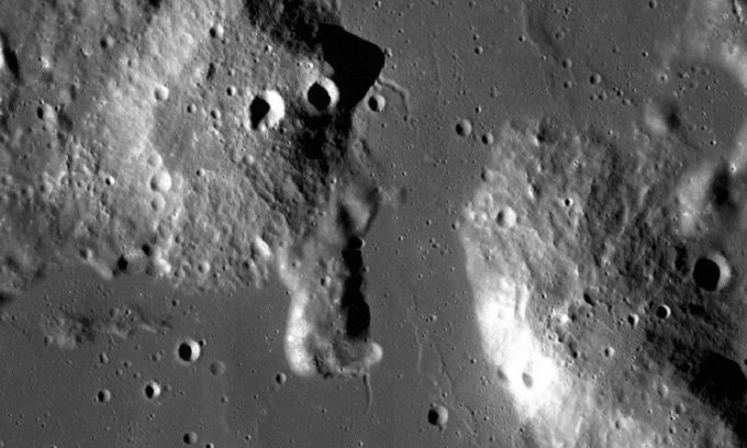 Gruithuisen Dome on the Moon.