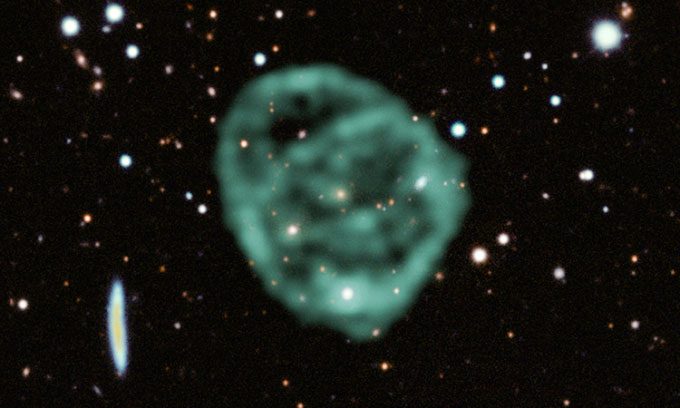 Mysterious radio circle ORC1.