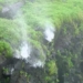 waterfall 600m high with stream flowing upwards in the rainy season delights tourists 120611