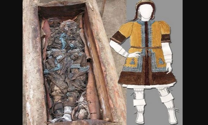 The tomb containing the mummy of the 18th-century shaman is relatively well-preserved. Photo: Historical Bodies